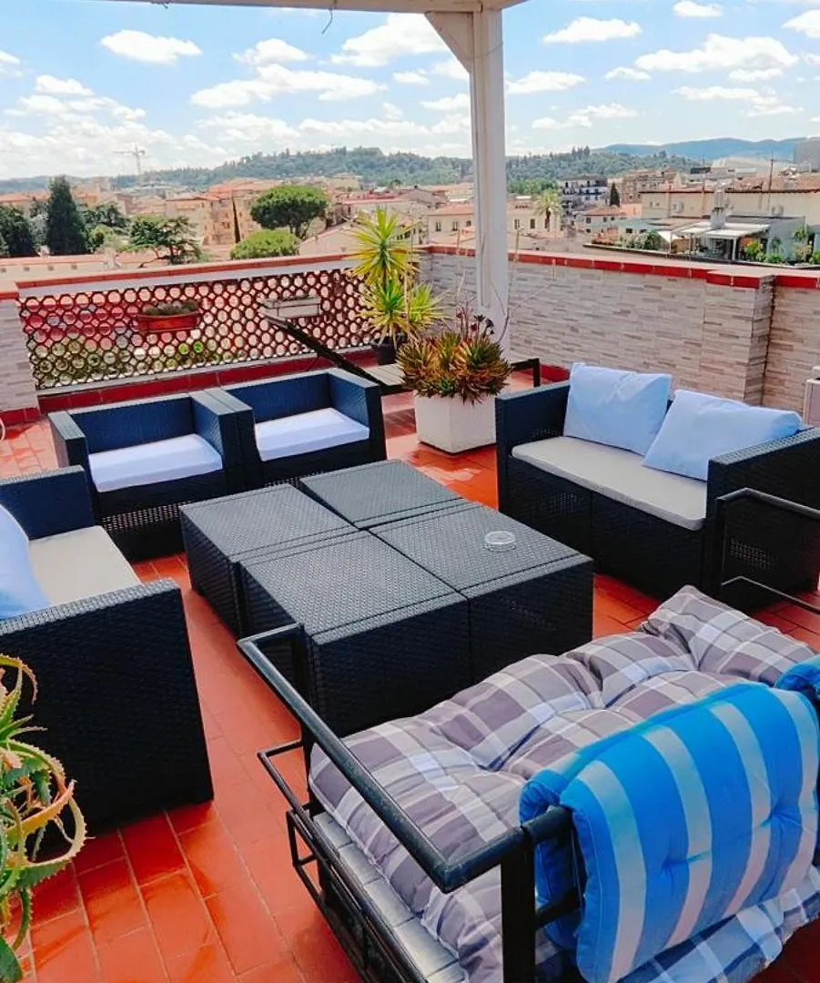 Panoramic Luxury Little Penthouse Apartment Florence Italy